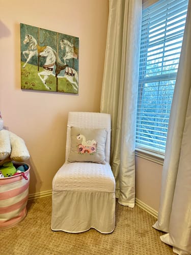 Customer photo review of 2023 Turkish Bubble Frill Chair Covers : Beige