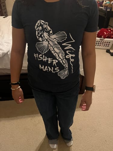 Customer photo review of Fisherman's Wife™ Signature T-Shirt
