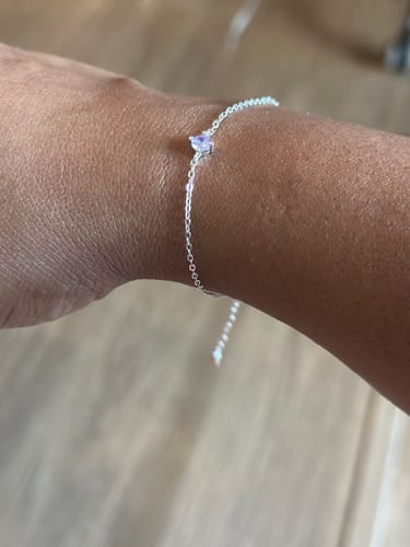 Customer photo review of Classic Birthstone Bracelet June