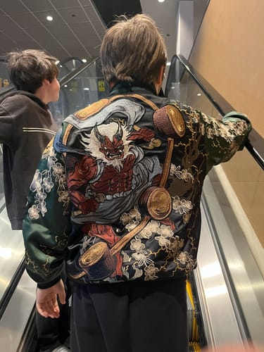 Customer photo review of Raijin & Fujin Sukajan Souvenir Jacket