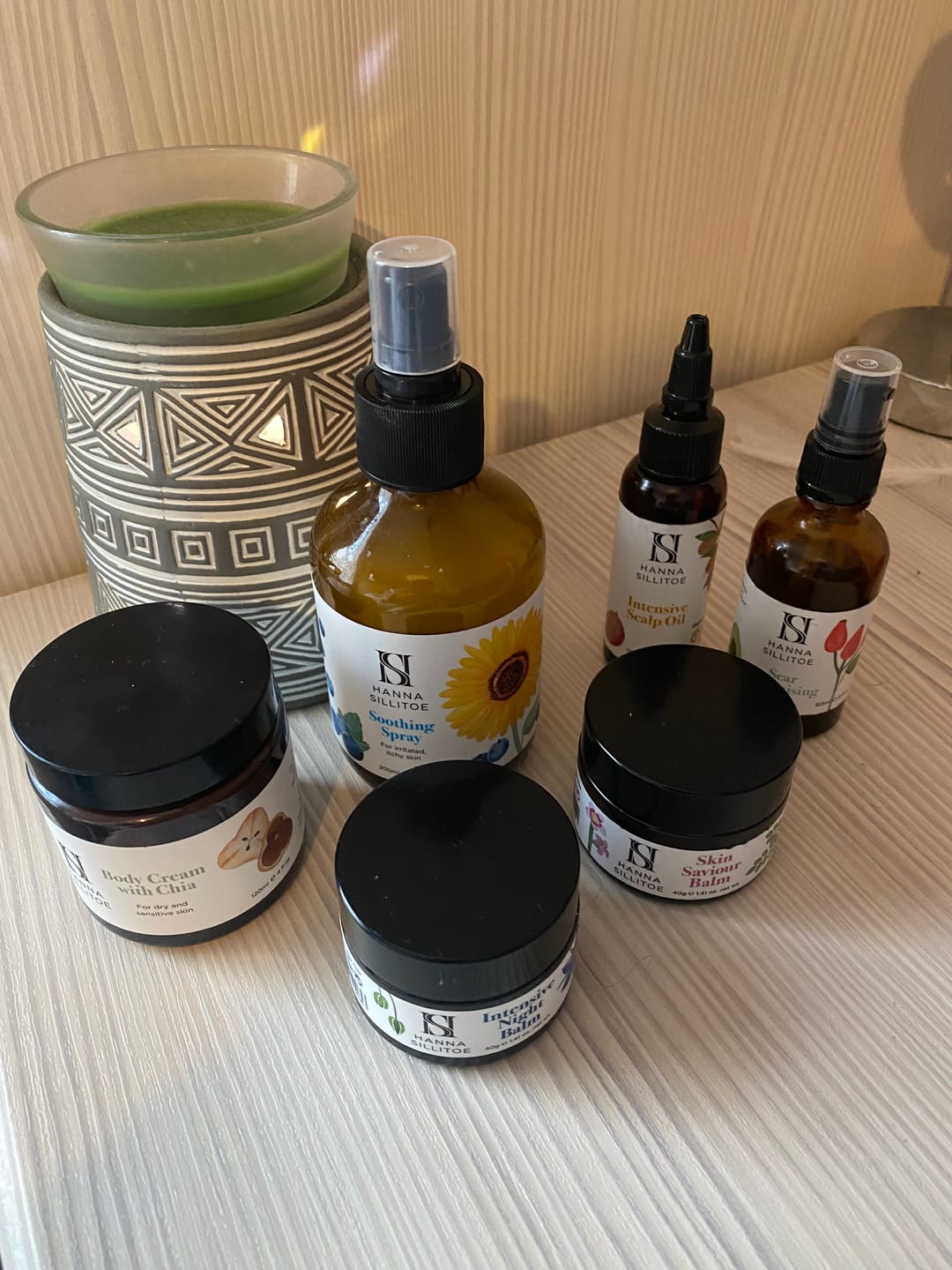 Customer photo review of Body Cream with Chia Seed Oil
