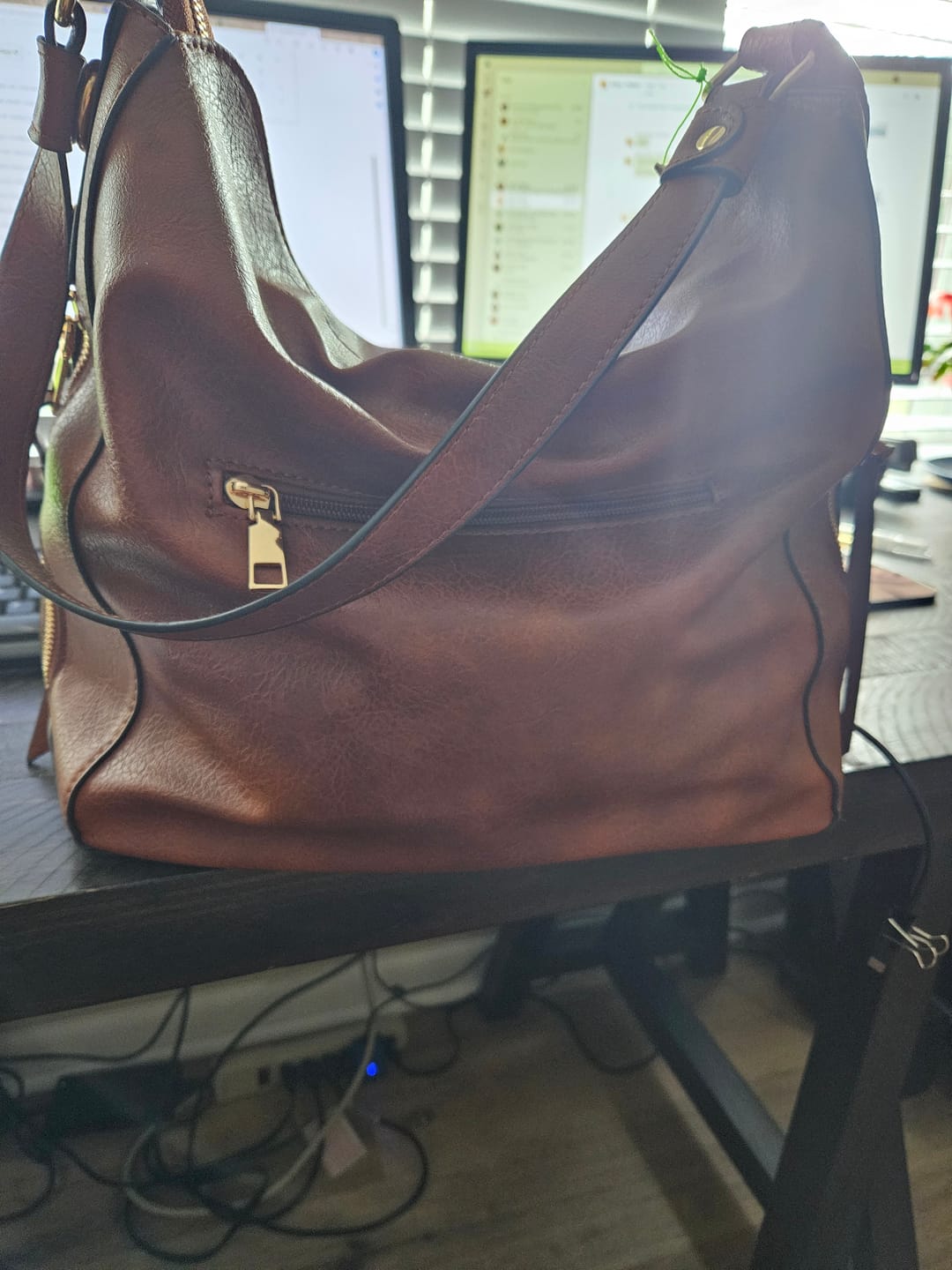 Customer photo review of Luxury Leather Hobo Handbag [Special Gift for Limited time]