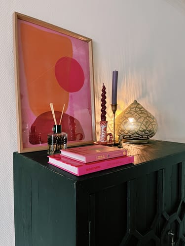 Customer photo review of Pink & orange "Mithai"