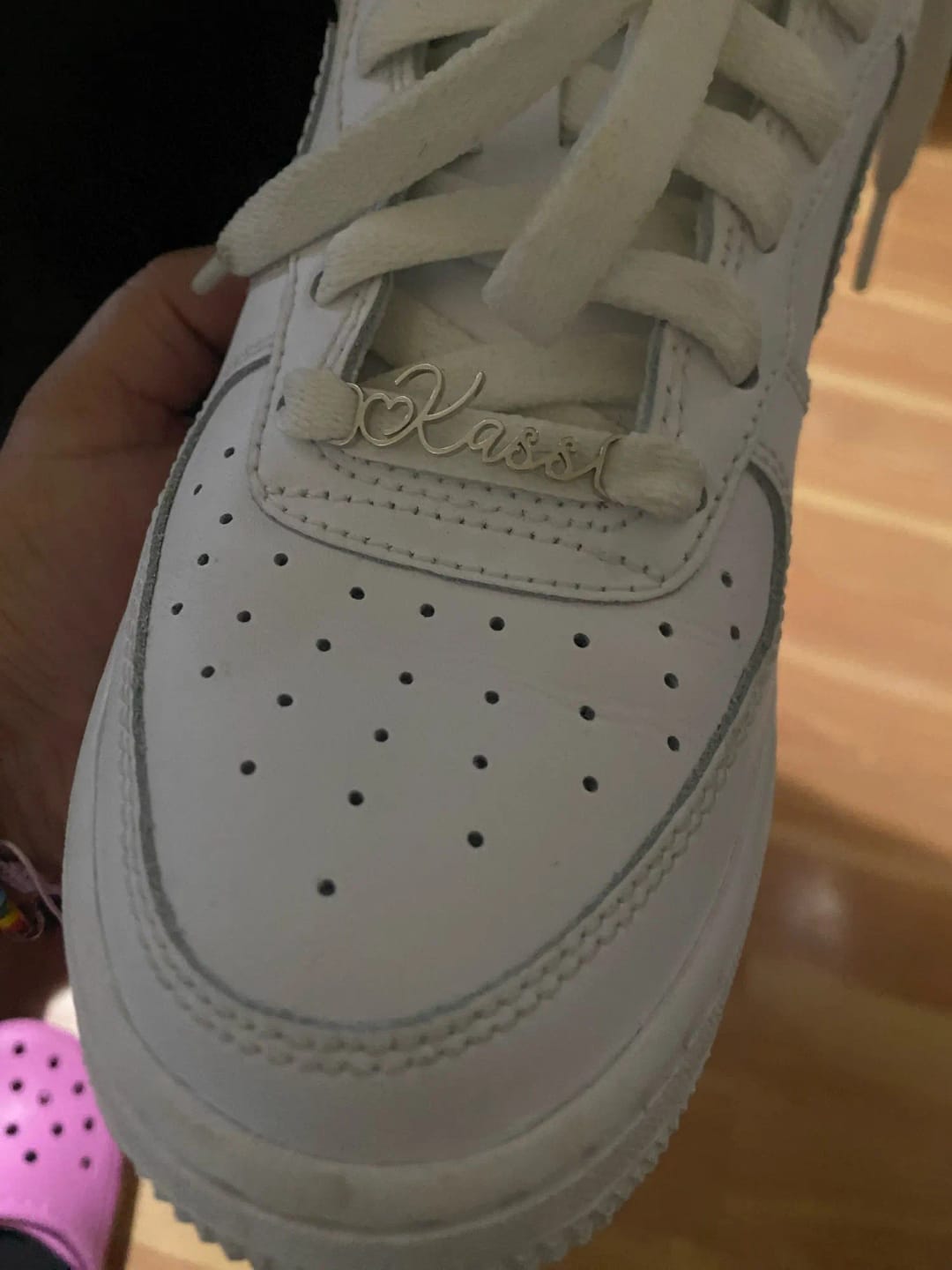 Customer photo review of Sneaker Buckle® Custom (One Set)