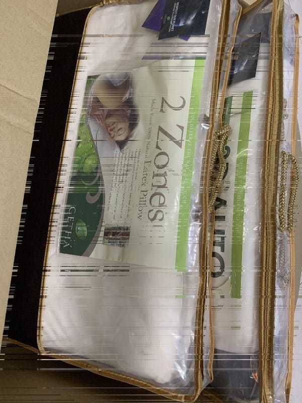Customer photo review of Getha 2 Zone Latex Pillow