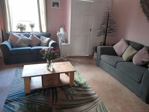 Customer photo review of Stretch Sofa Covers with Separate Backrests and Seat Cushions