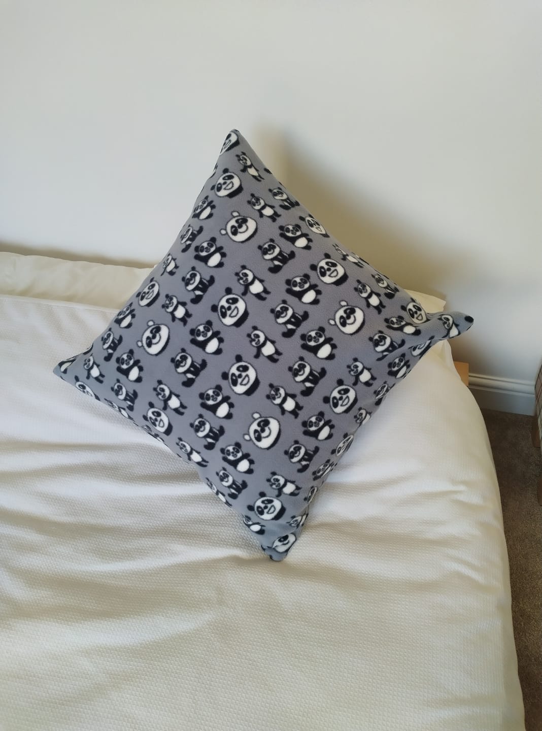 Customer photo review of Grey Panda Anti Pill Polar Fleece Fabric