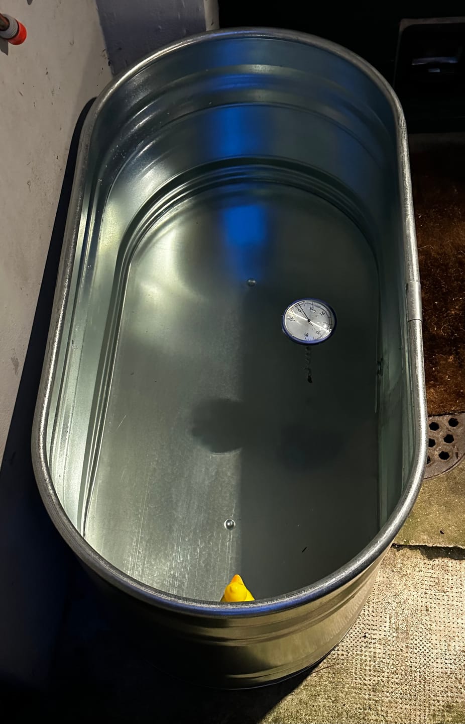 Customer photo review of Eisbad Stahlwanne