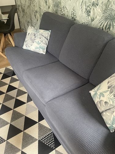 Customer photo review of Stretch Sofa Covers with Separate Backrests and Seat Cushions