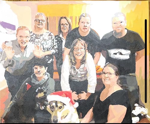 Customer photo review of Malen nach Zahlen - Dein Wunschmotiv