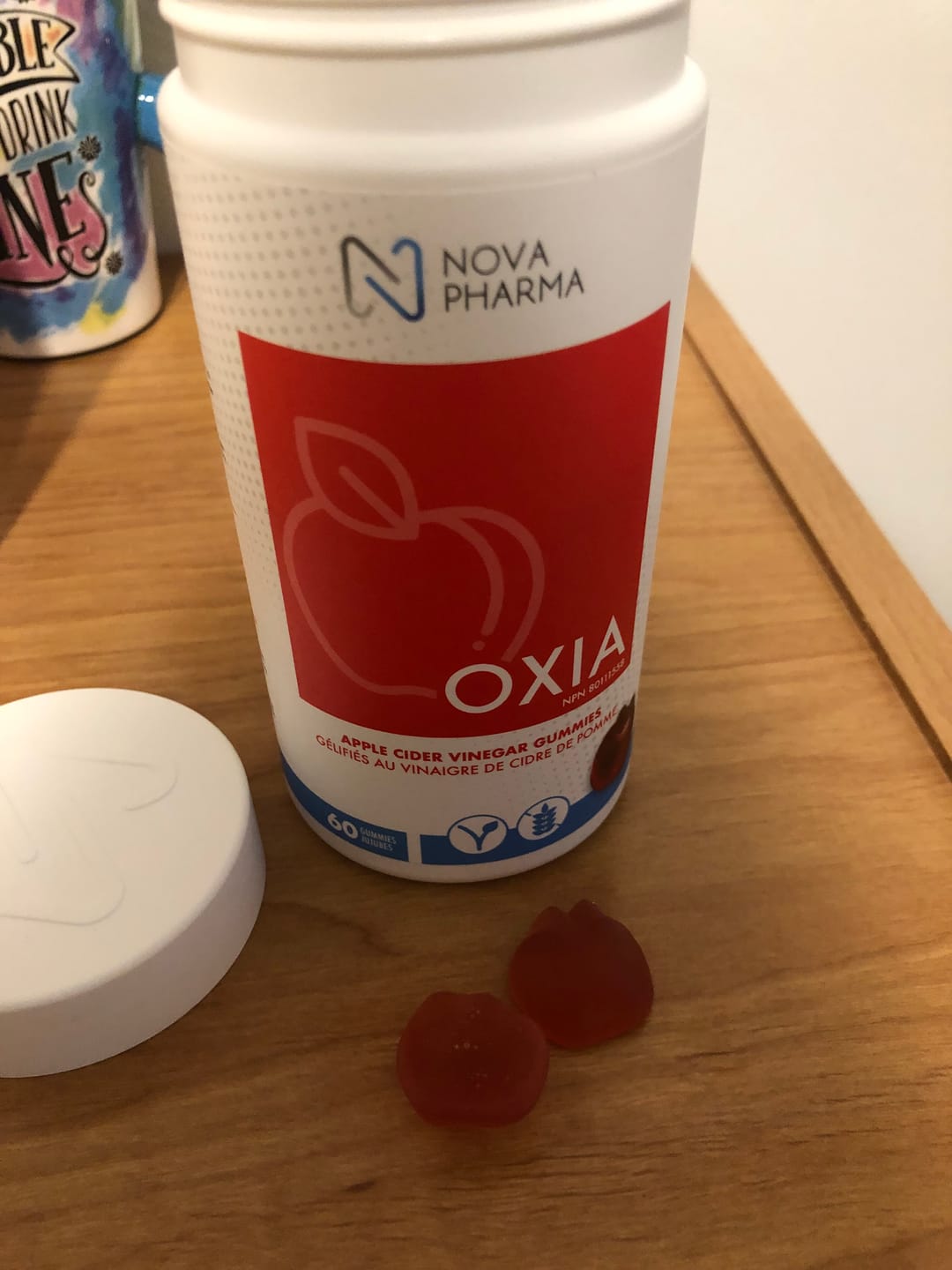Customer photo review of Nova Pharma - Oxia Vinaigre de cidre de pomme (60 jujubes)