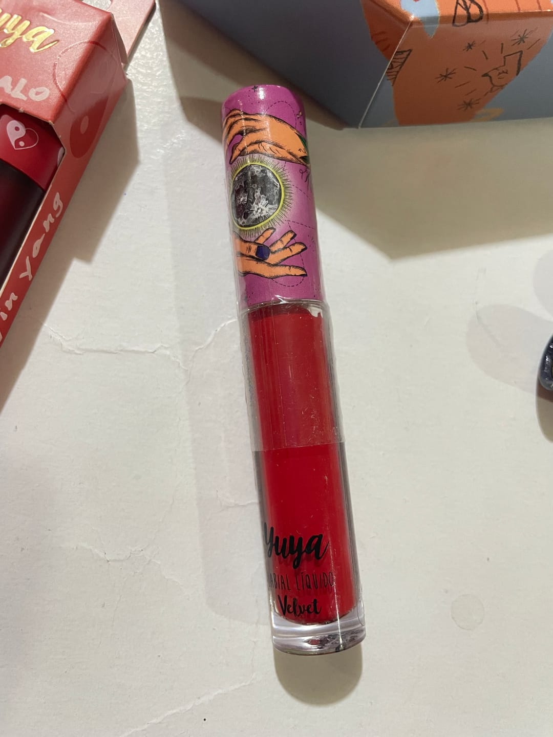 Customer photo review of Yuya Labial Velvet "Ramé"