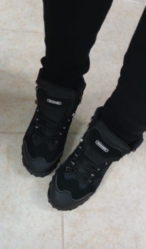 Customer photo review of SNAZZY | SUADEX Steel Toe Boots for Men Women