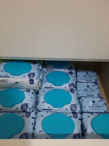 Customer photo review of Glacier Wipes (80s' x 8)
