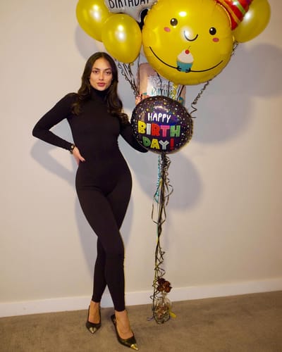 Customer photo review of Zea Full Bodysuit - Black