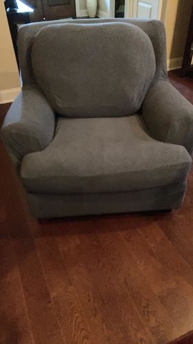 Customer photo review of Stretch Sofa Covers with Separate Backrests and Seat Cushions