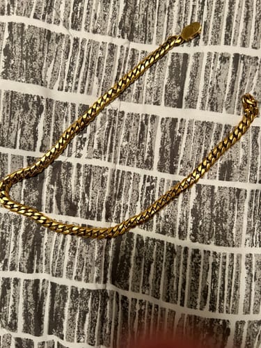 Customer photo review of Signature Gold Cuban (8mm)