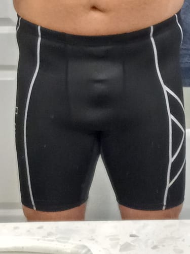 Customer photo review of Quick-Drying Compression Shorts For Men