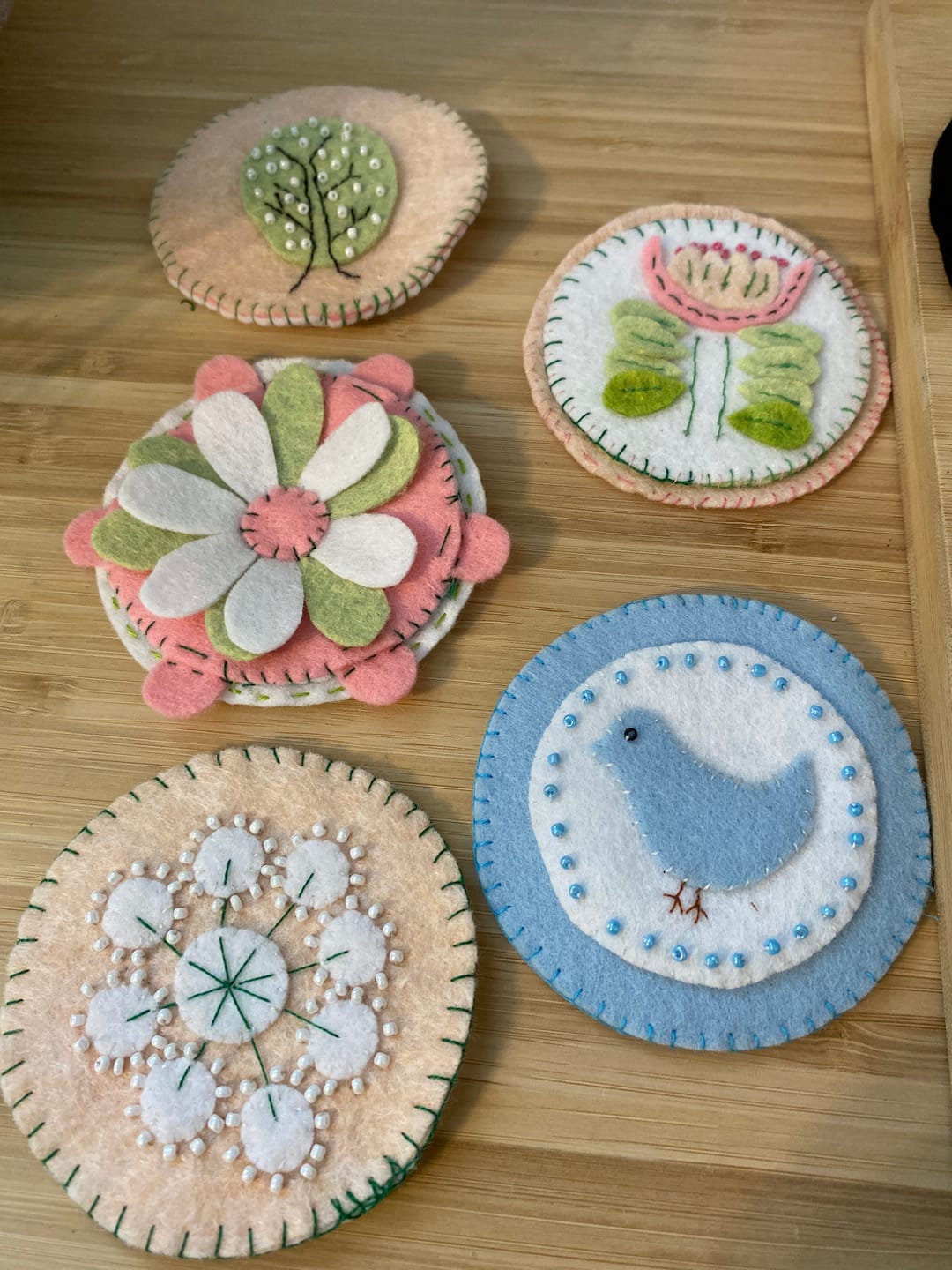 Customer photo review of Premium Wool Blend Craft Felt Sheets - Value Packs