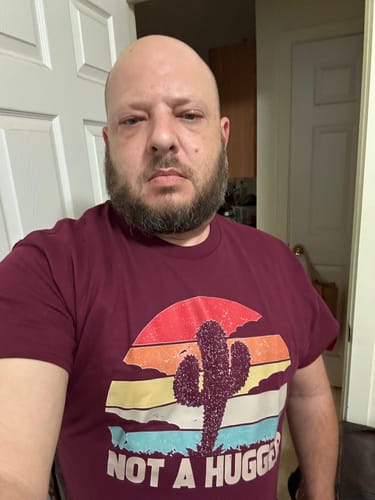 Customer photo review of Cactus Sarcastic | Not A Hugger