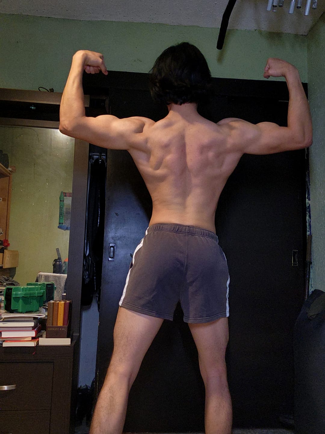 Customer photo review of Vintage Cotton Shorts - Faded Navy