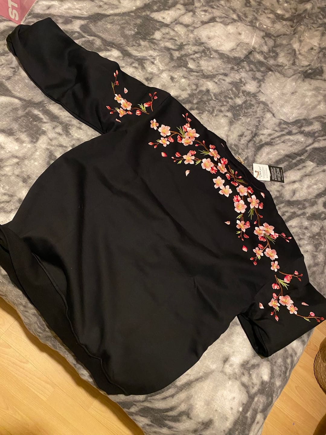 Customer photo review of Sakura Embroidered Sweatshirt