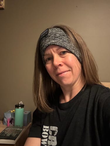 Customer photo review of CozyBand Wireless Headphones