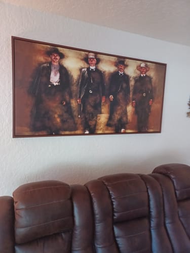 Customer photo review of Tombstone Canvas Set