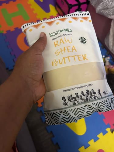 Customer photo review of Premium + Authentic Raw Shea Butter