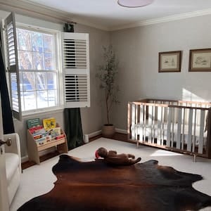 Customer photo review of Wooden Montessori Bookshelf White