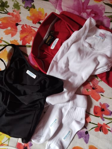 Customer photo review of Iron on Clothing Labels