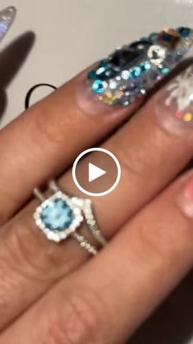 Customer video review of 【#98】925 Sterling Silver Moissanite Rings