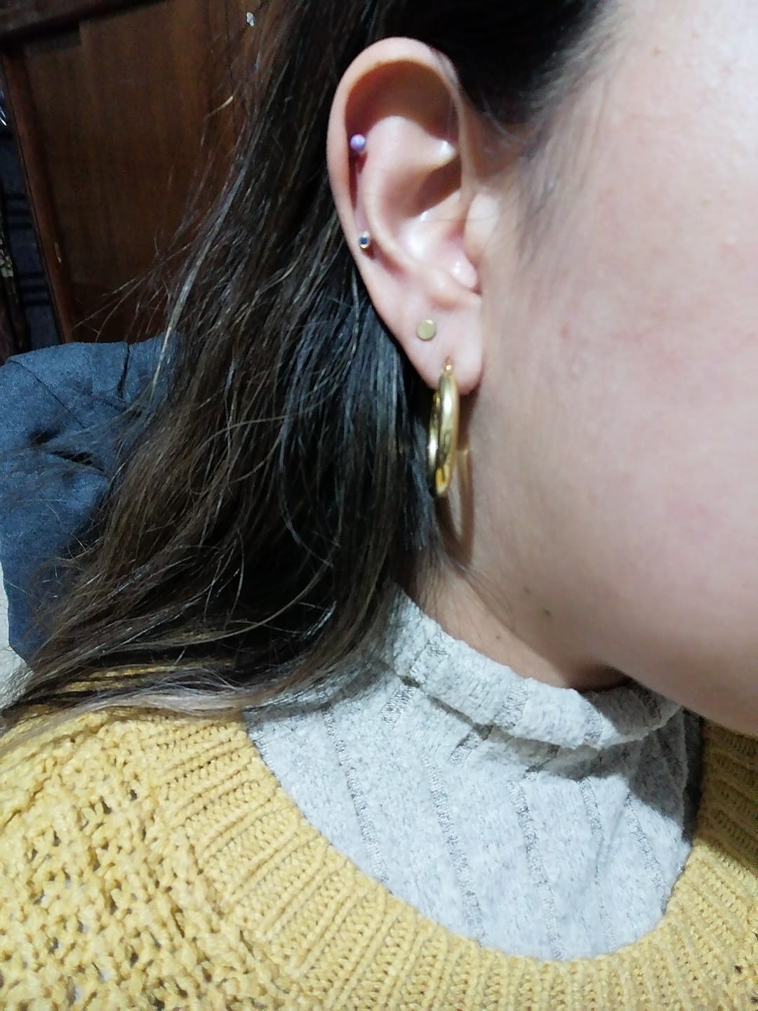 Customer photo review of Aretes Olivia
