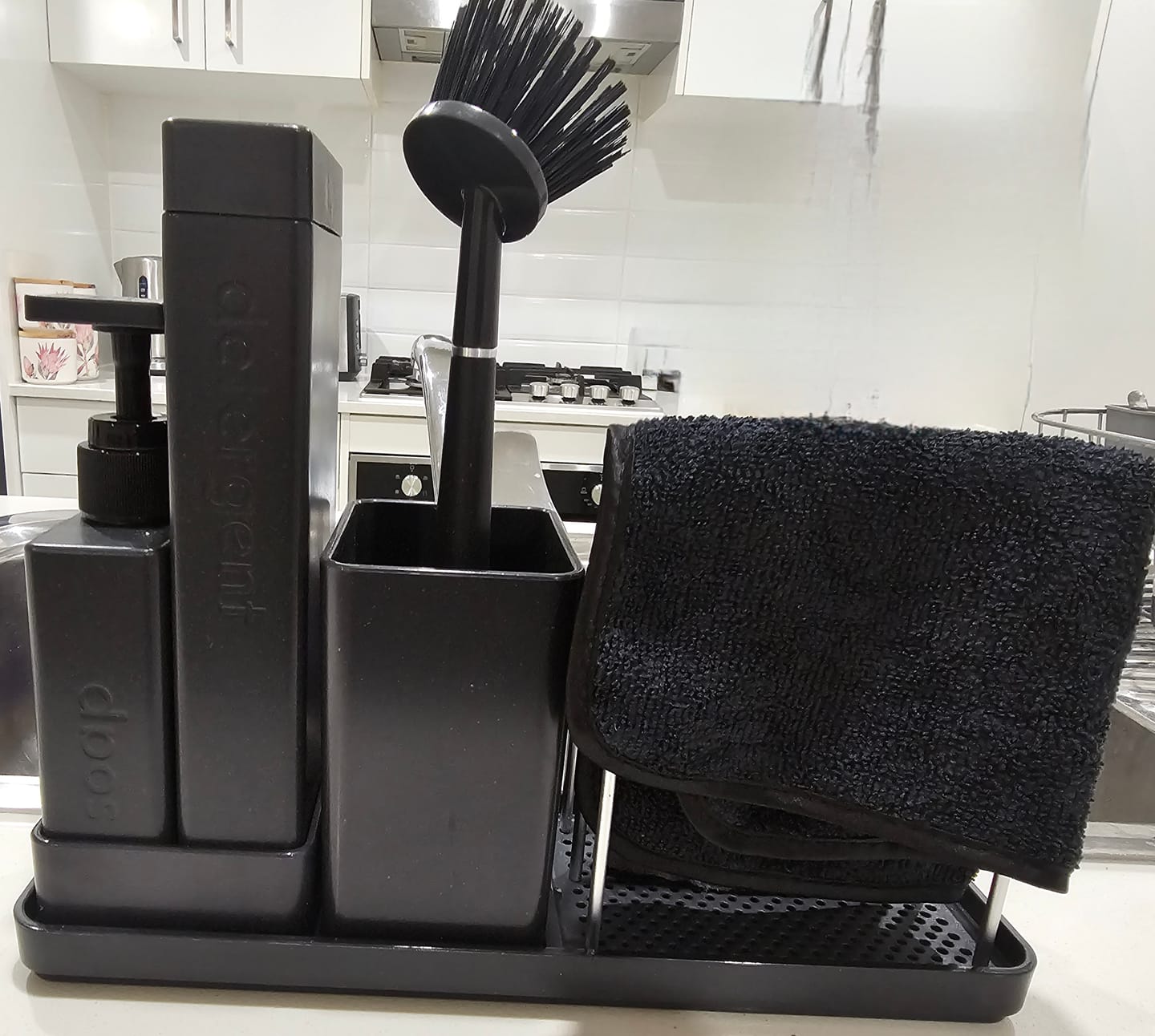 Customer photo review of Cool Frank Sink Organiser