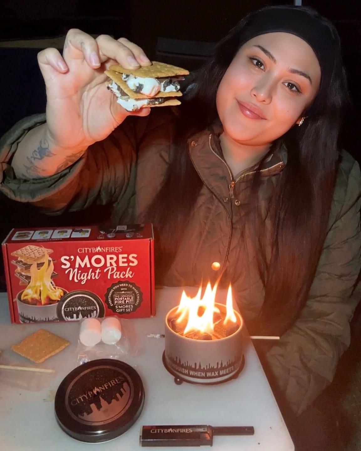 Customer photo review of S'mores Night Pack