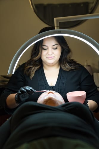 Customer photo review of CosmoGlo Original Light Bundle + Phone Clip