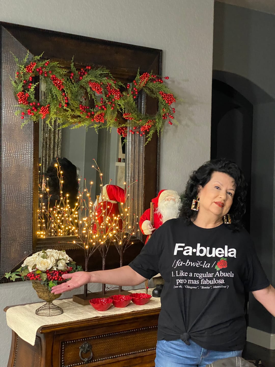 Customer photo review of Fabuela Fabulosa Abuela T-Shirt