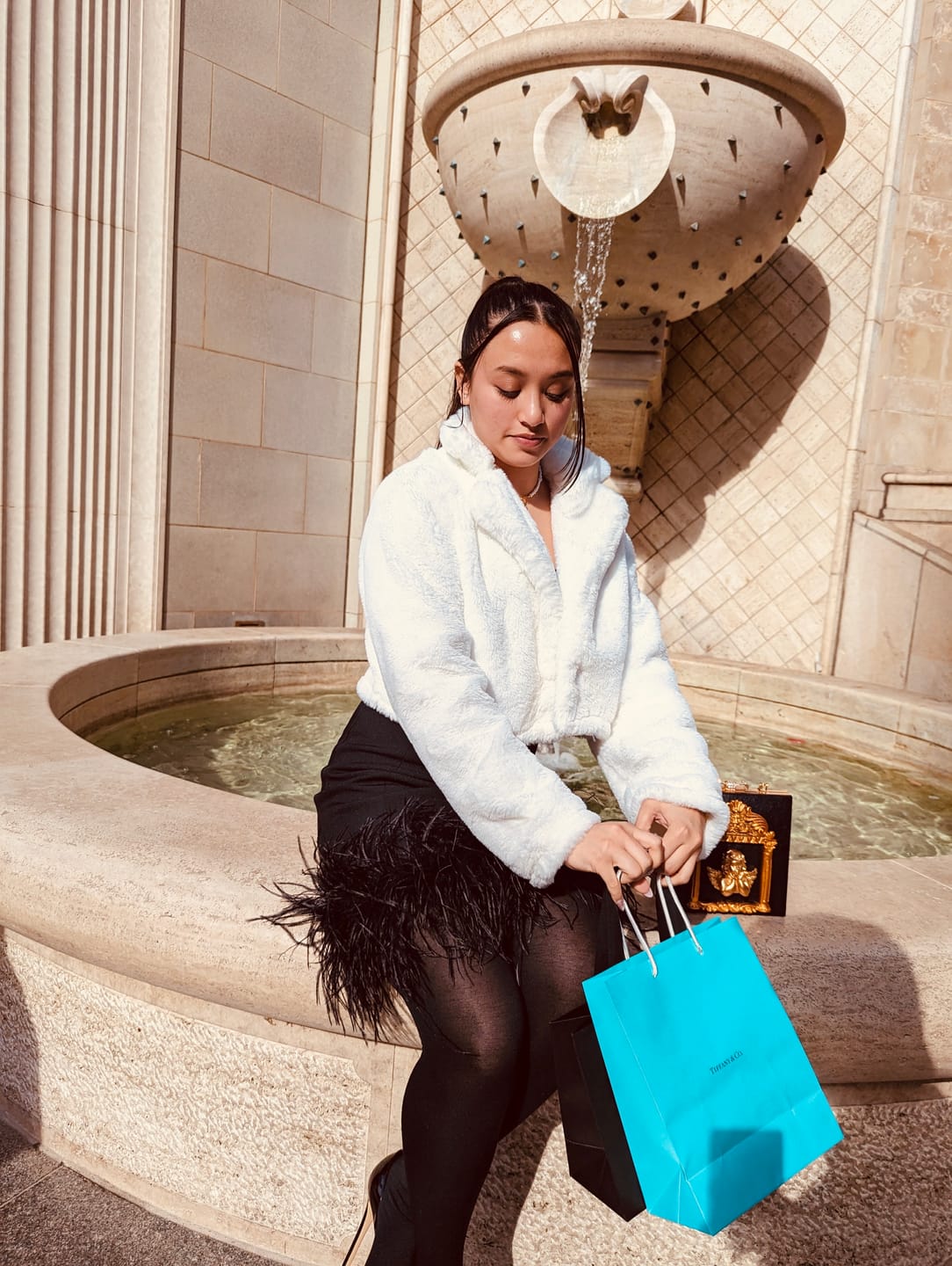 Customer photo review of Renaissance angel inspired bag