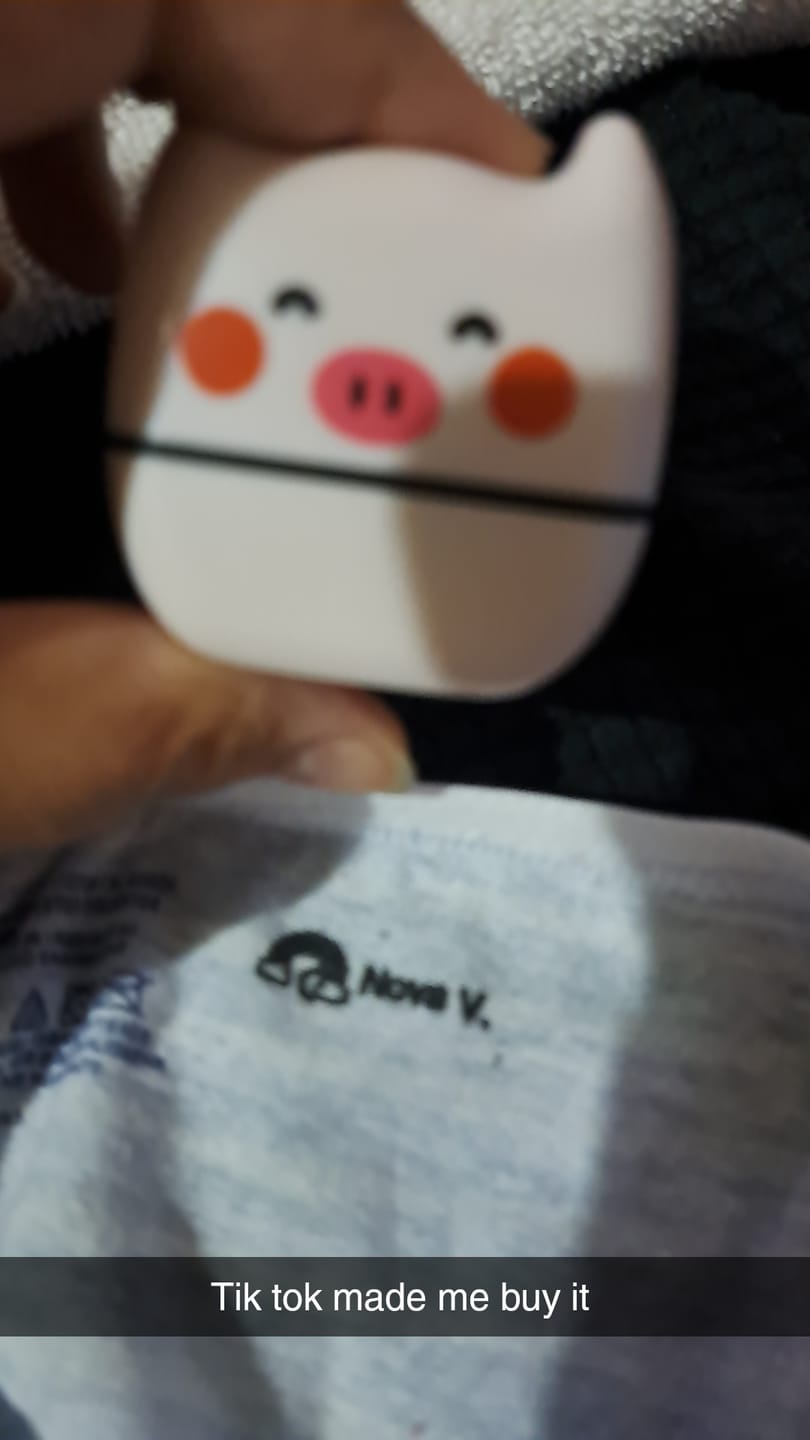 Customer photo review of Name Stamp- Animal Assortment Name Stamp