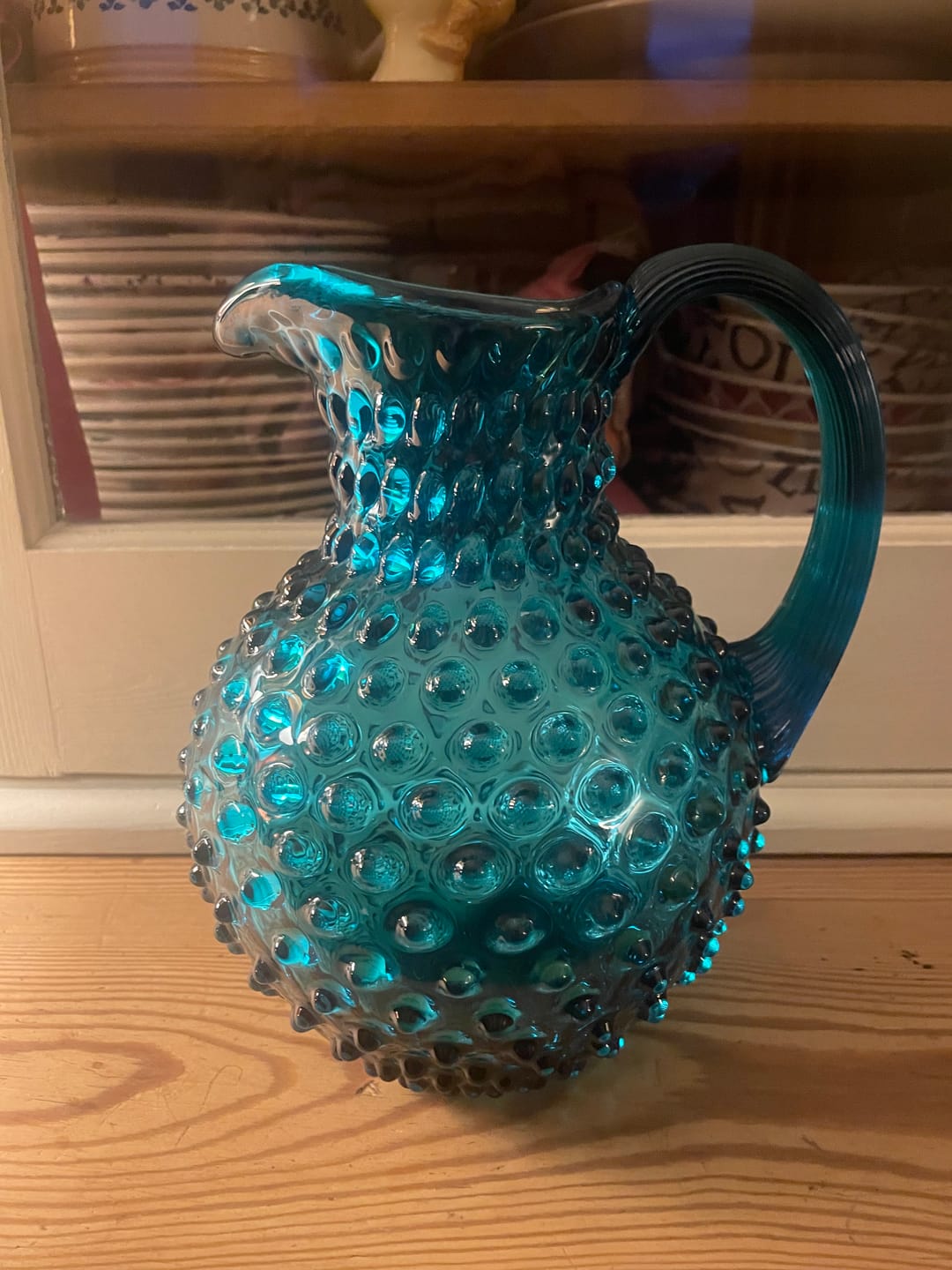 Customer photo review of Aquamarine Hobnail Jug