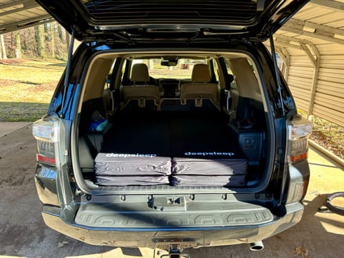 Customer photo review of Deepsleep Solo Camping Mat for Toyota 4Runner