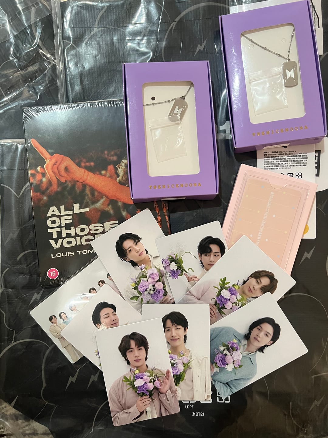 Customer photo review of BTS Army Name Tag Necklace