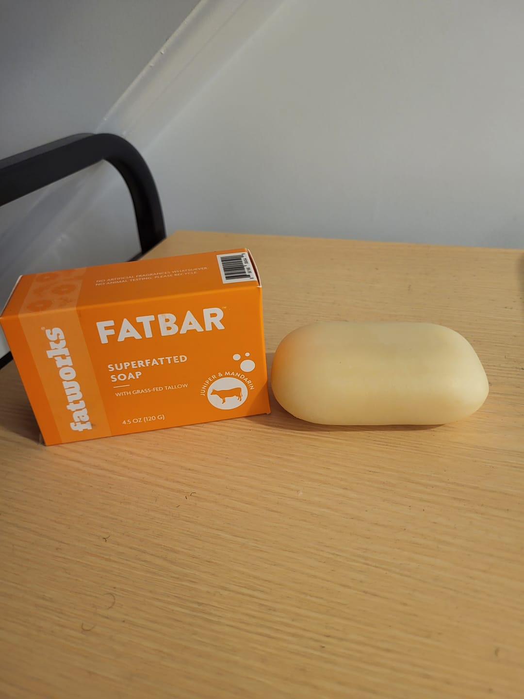 Customer photo review of FATBAR™ (4.25 oz) - Grass-Fed Tallow Soap Bar