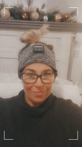 Customer photo review of CozyBand Wireless Headphones