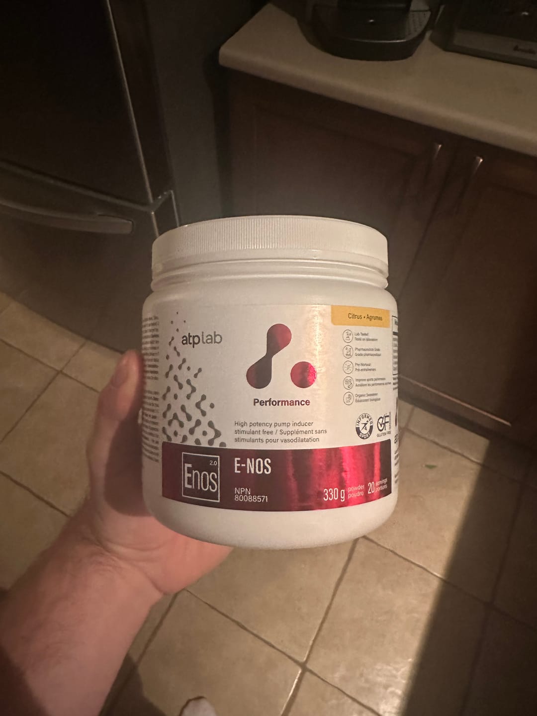 Customer photo review of ATP LAB - E-nos Powder 330g