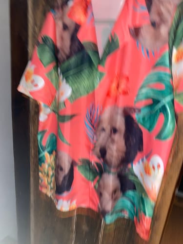 Customer photo review of Your photo - Personalised hawaiian shirt