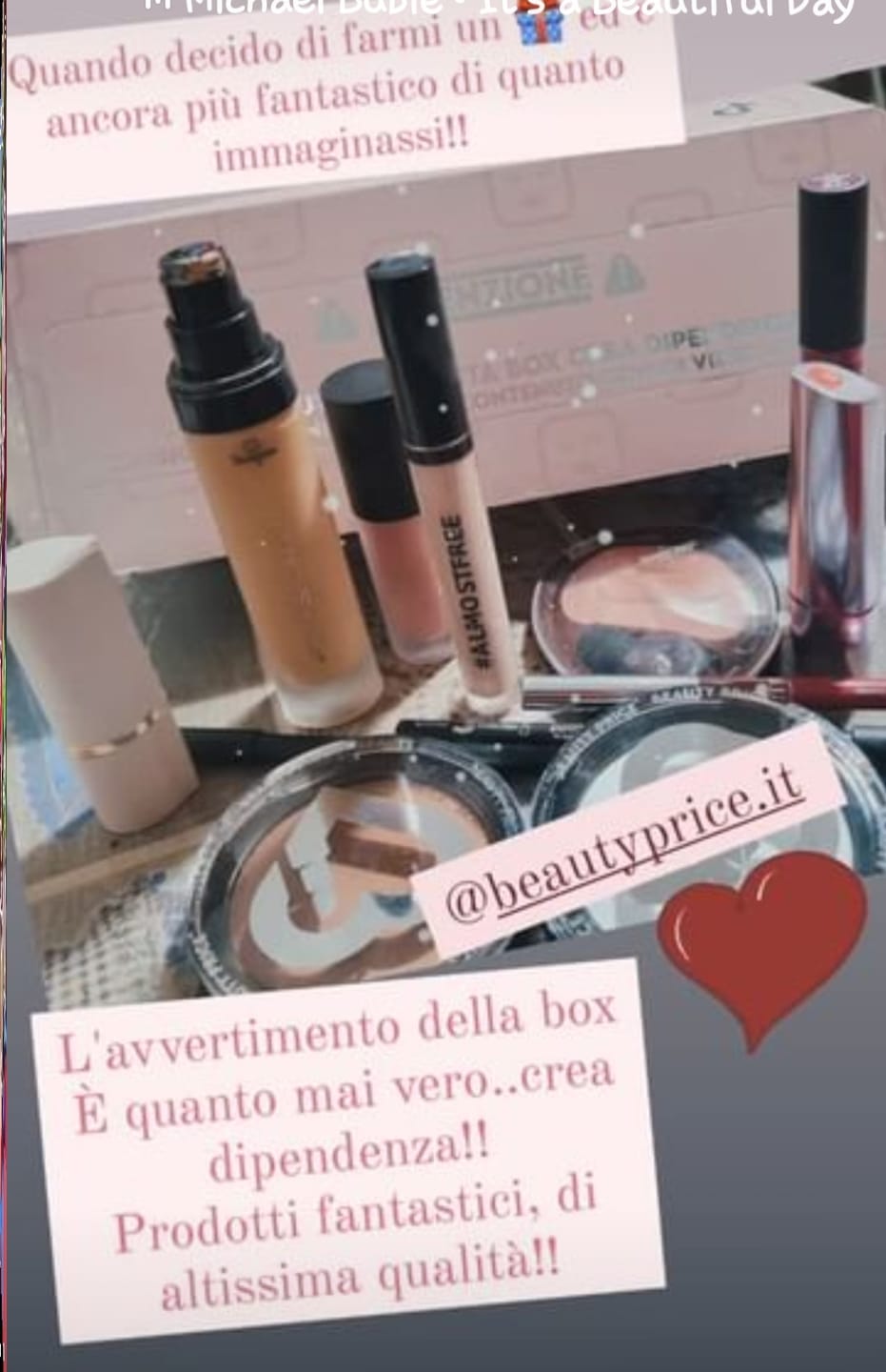 Customer photo review of MISTERY GIFT by Beauty Price® - 5 Prodotti Firmati