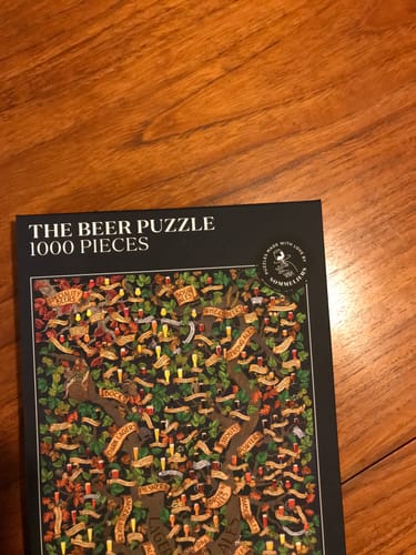 Customer photo review of Beer Puzzle - An introduction to beer styles