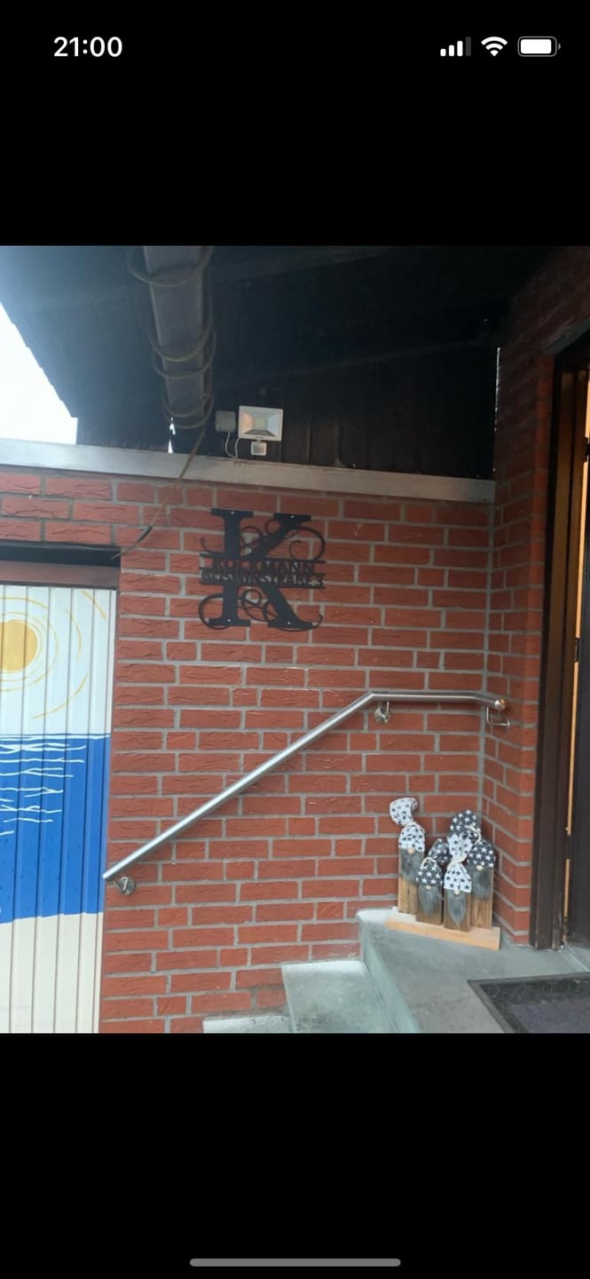 Customer photo review of Namens-Monogramm zweizeilig (personalisierbar)