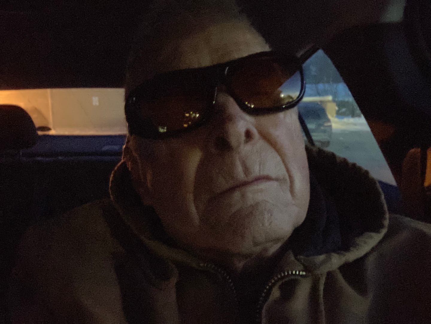 Customer photo review of Headlight Glasses with "GlareCut" Technology (Drive Safely at Night)